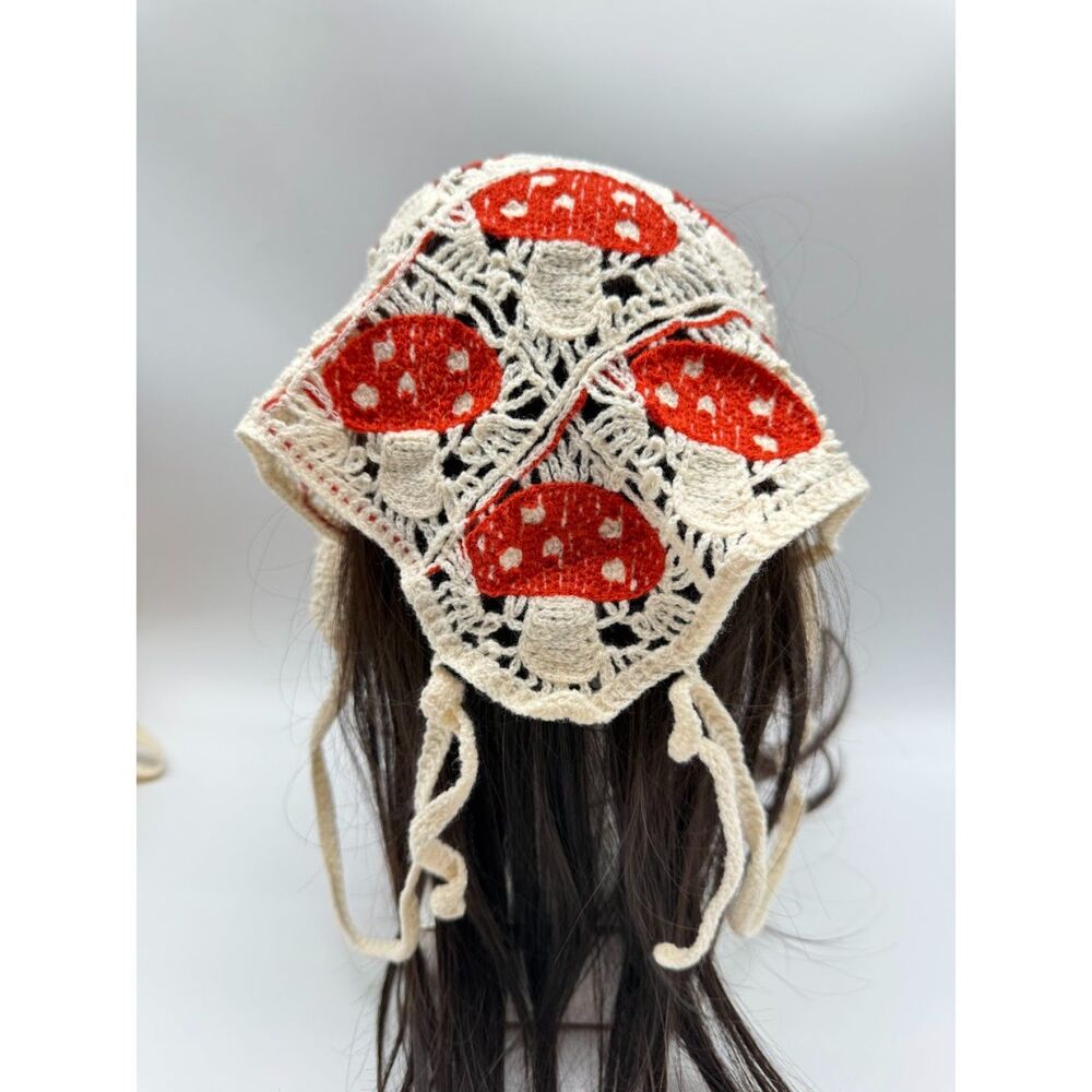 Crochet hand-made Mushroom